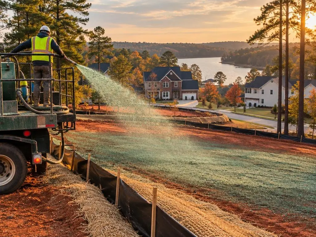 Commercial & Jobsite Hydroseeding in Charlotte, NC